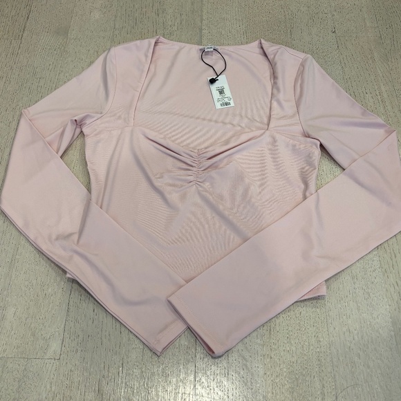 NWT Garage Sweetheart Long Sleeve Light Pink XS - Picture 1 of 4